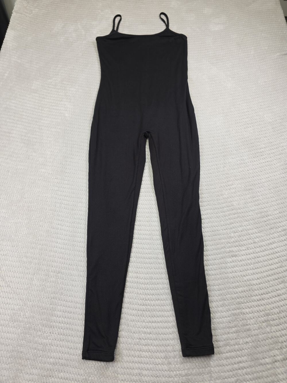 Bumpsuit Womens Medium Maternity Bodysuit The Kate Black Full Body Jumpsuit